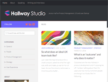 Tablet Screenshot of hallwaystudio.com